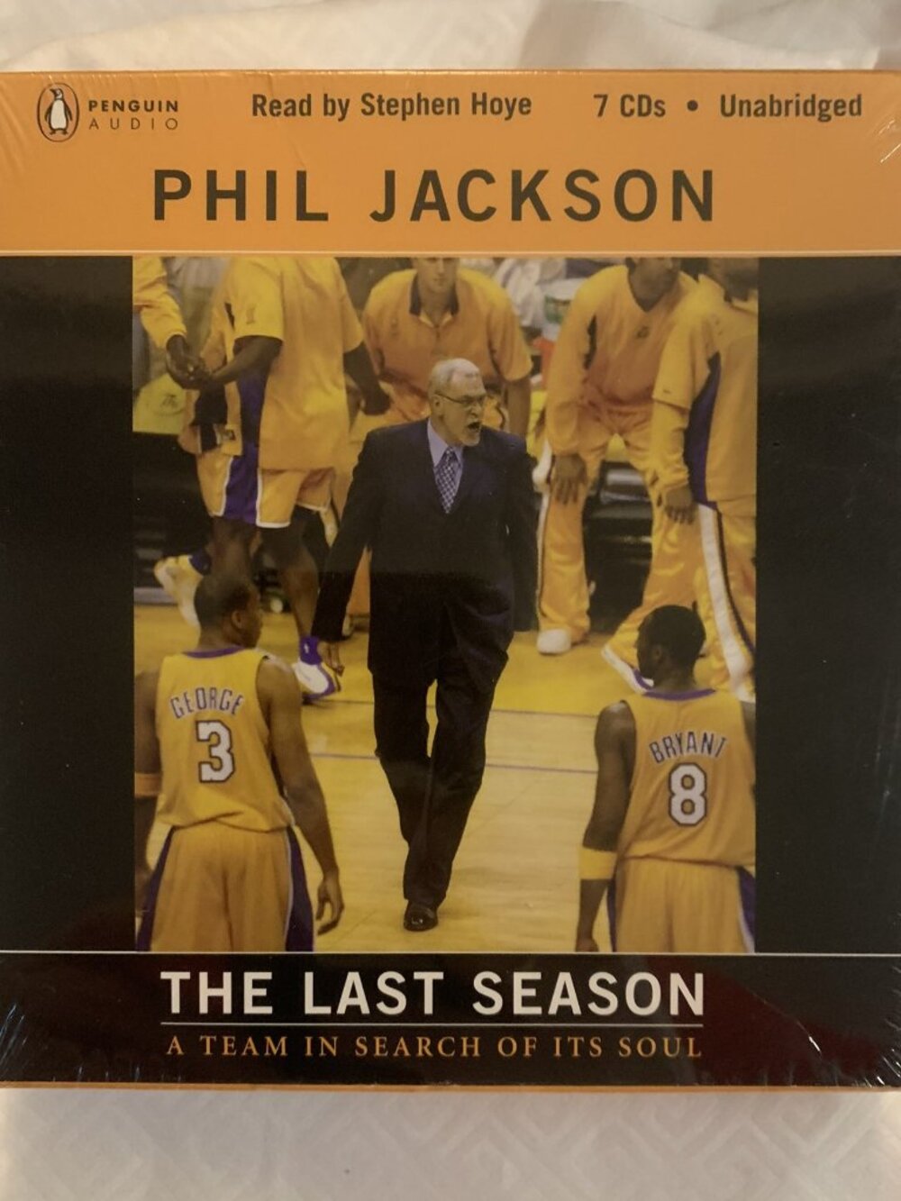 Phil Jackson The Last Season: A Team in search of its Soul Audiobook - Brand NEW